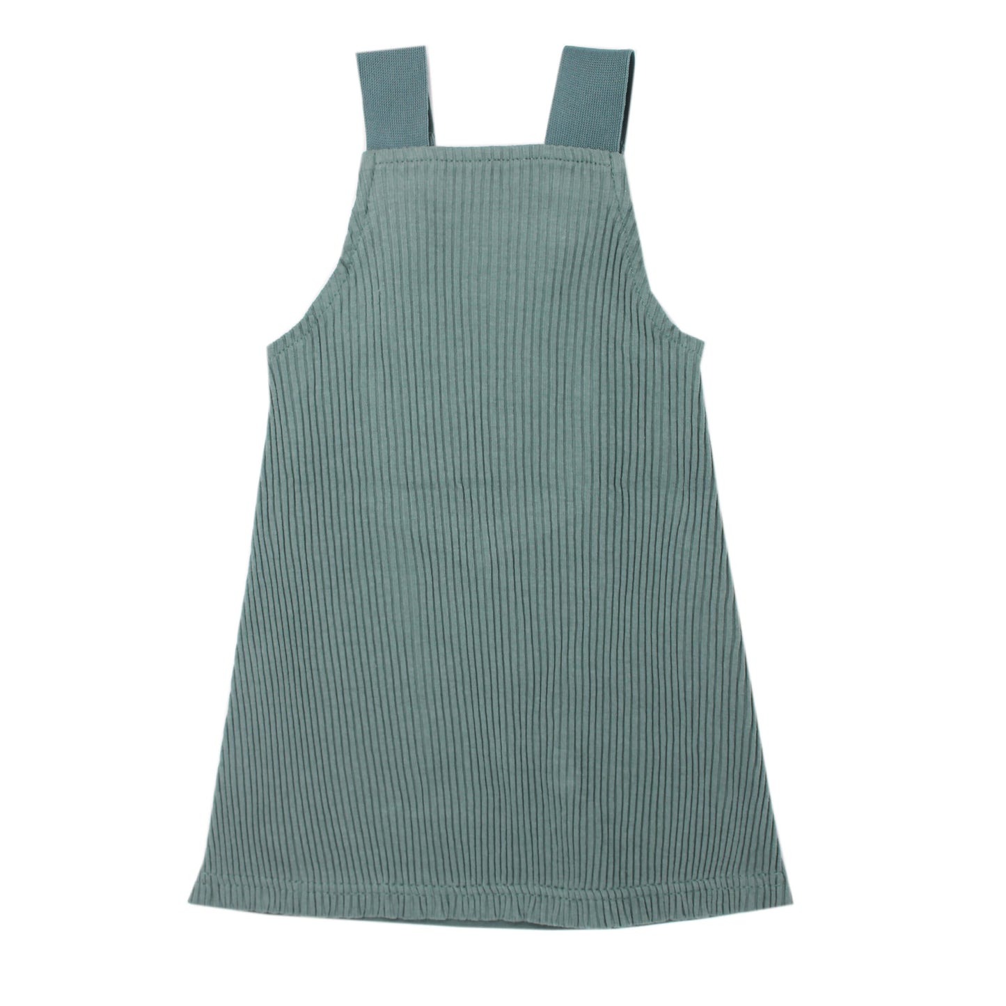 Ribbed Tank Dress in Jade