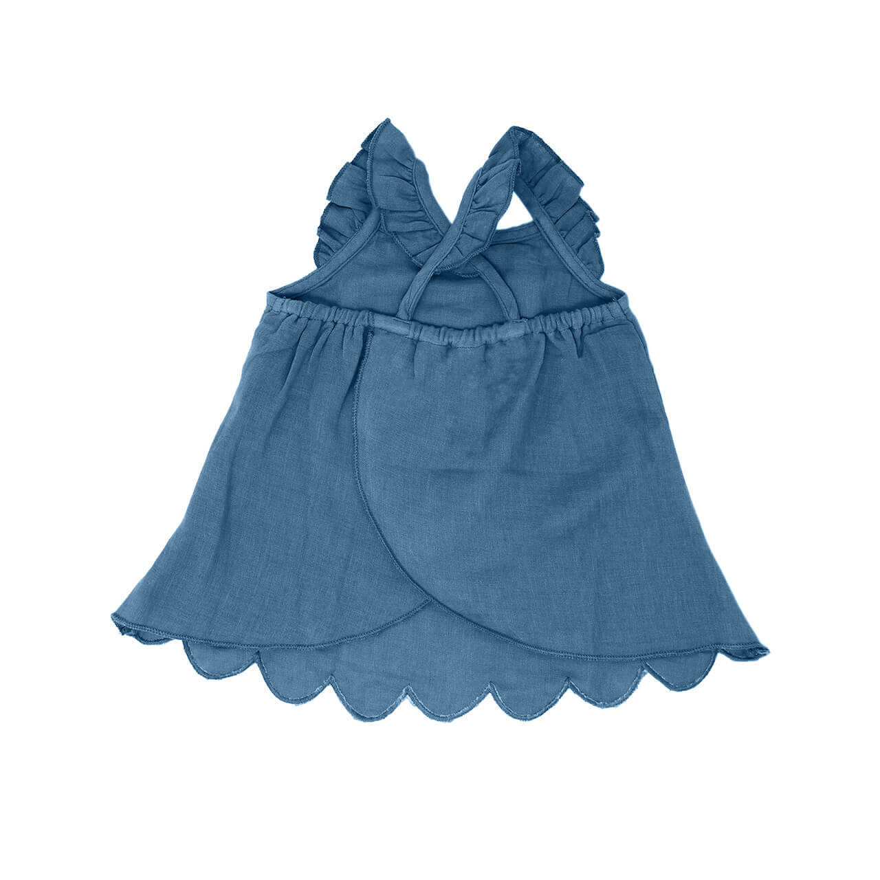 Organic Muslin Tunic Top & Bloomer Bottom Set in Pacific