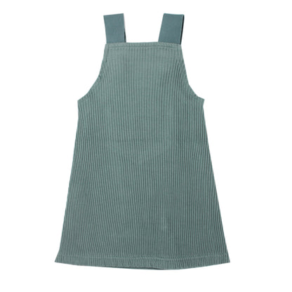 Ribbed Tank Dress in Jade