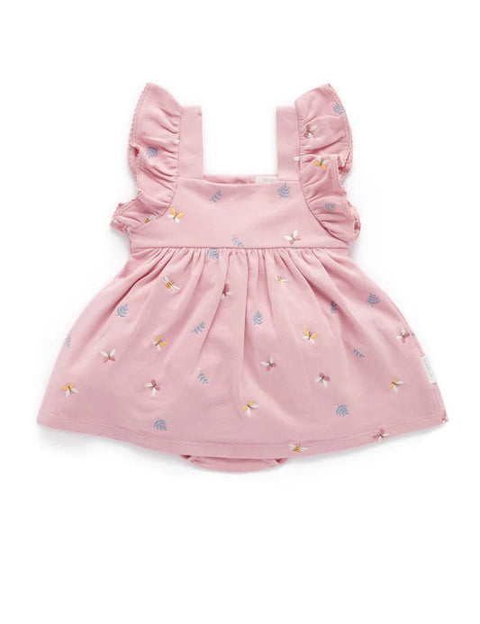 Butterfly Broidery Dress