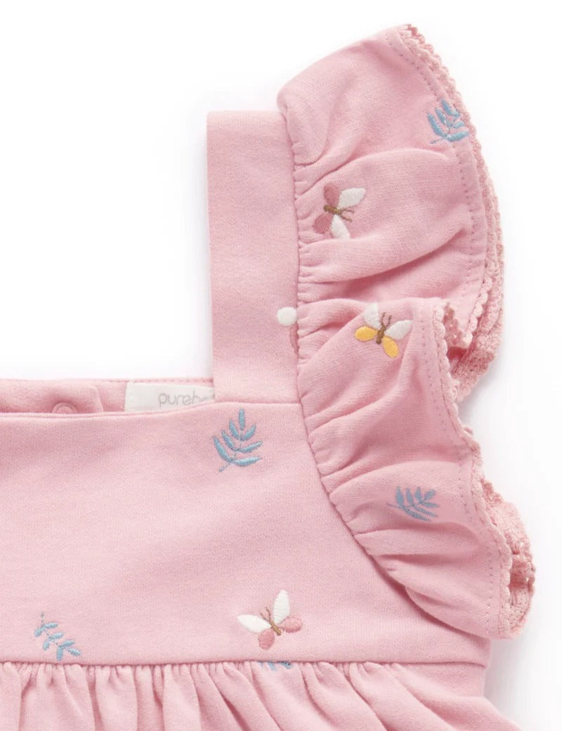 Butterfly Broidery Dress