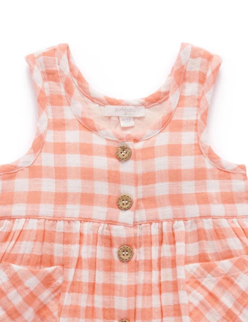 Gingham Pinnie