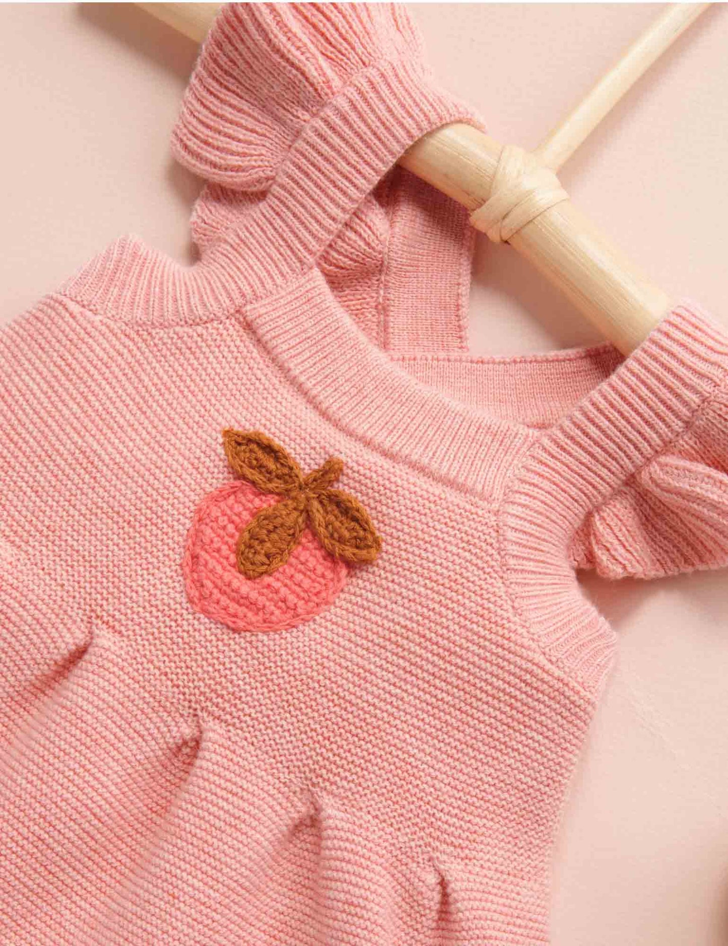 Strawberry Knitted Pinnie