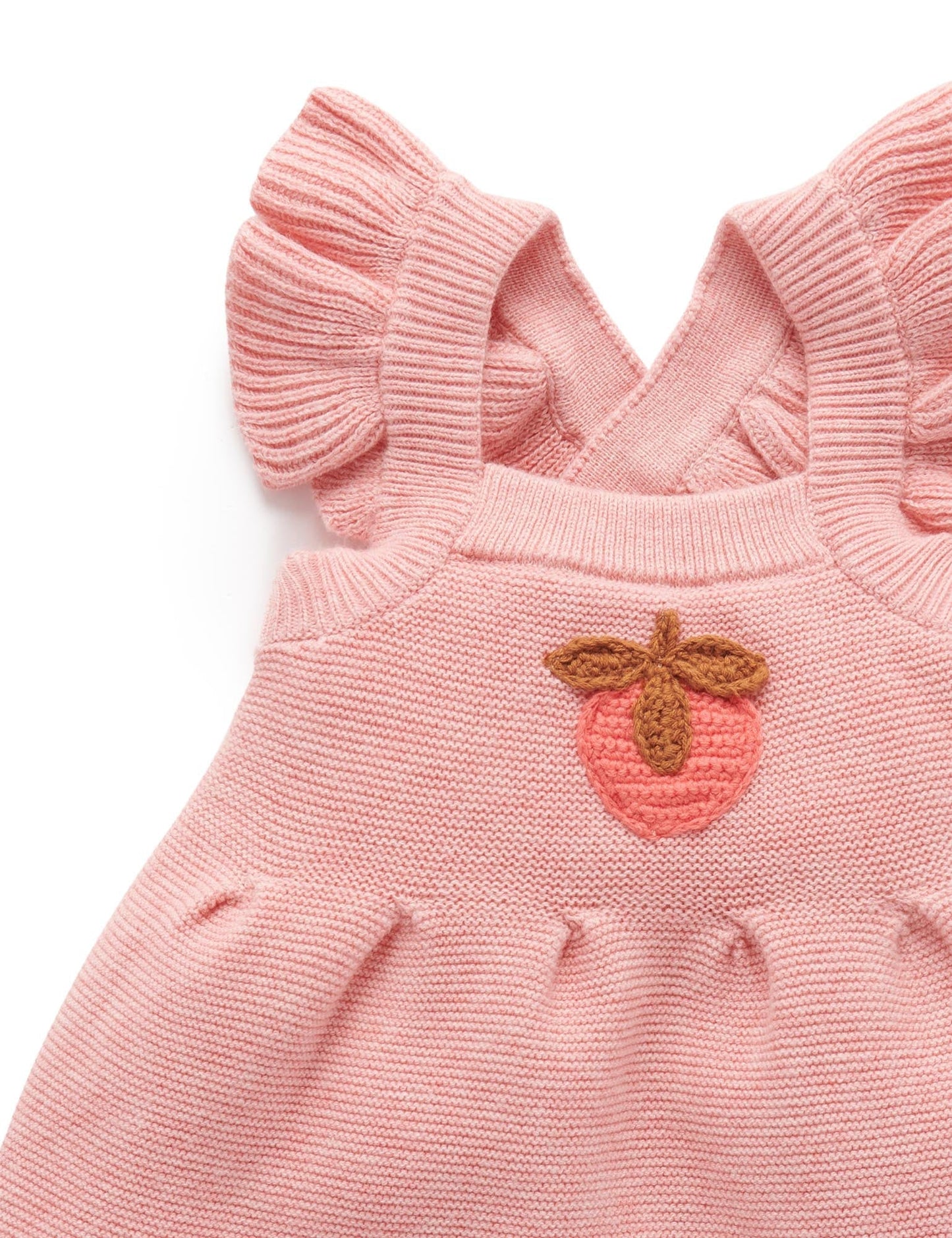 Strawberry Knitted Pinnie